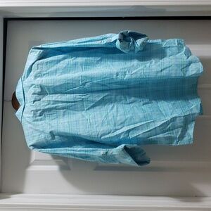 Calvin Klein Light Blue Checkered Shirt